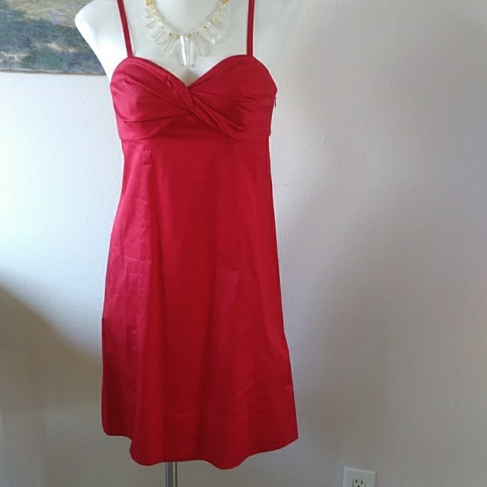 Red Cotton Sundress NWT